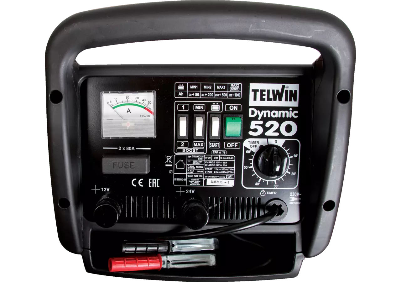 Lade- Startgerät 12 / 24 V, 75 A, Telwin, Dynamic 520 Start Telwin