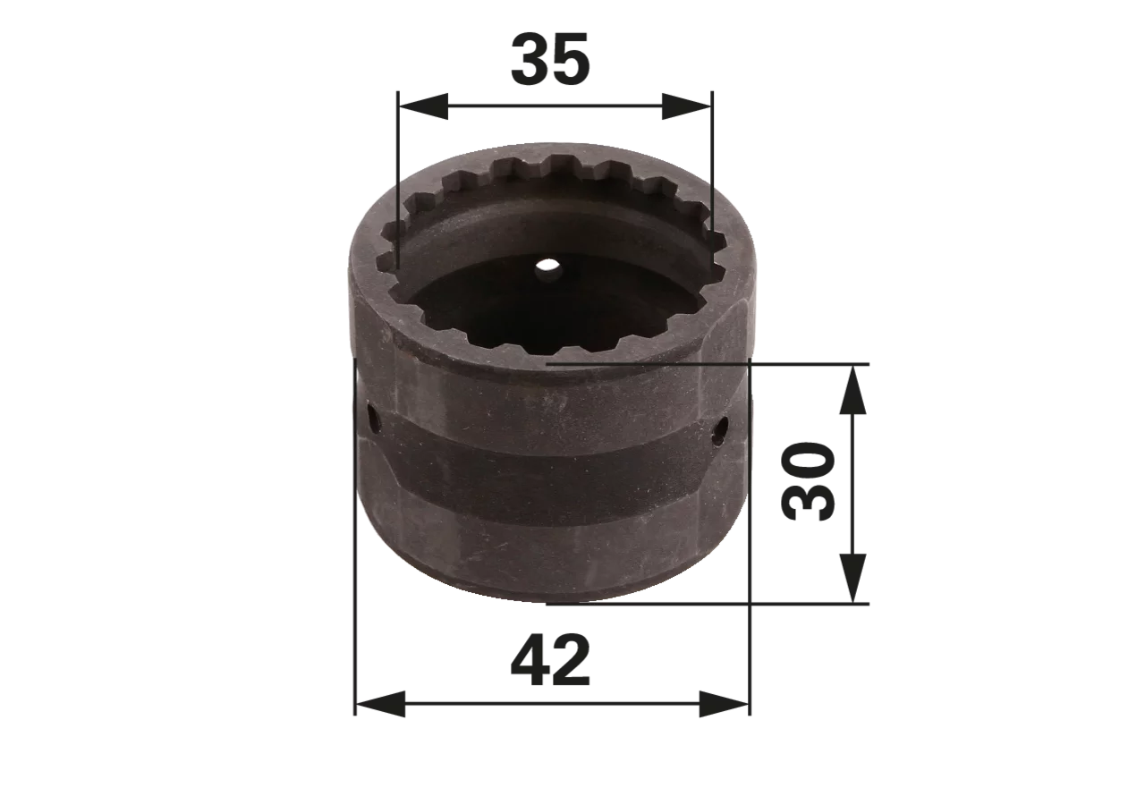 ZF Laufbuchse 35 x 42 x 30 mm, 18 Zähne ZF