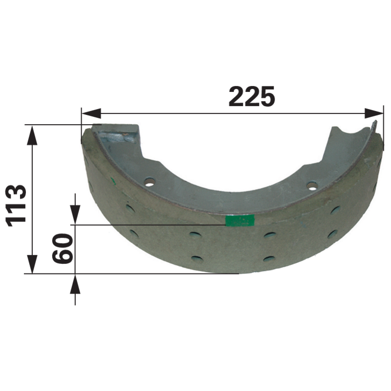 Steyr Bremsbacke 1290340001 – Original-Ersatzteil für Steyr Motoren