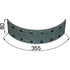 Steyr Bremsbelag vorne 355 x 80 mm – Original-Ersatzteil von Steyr