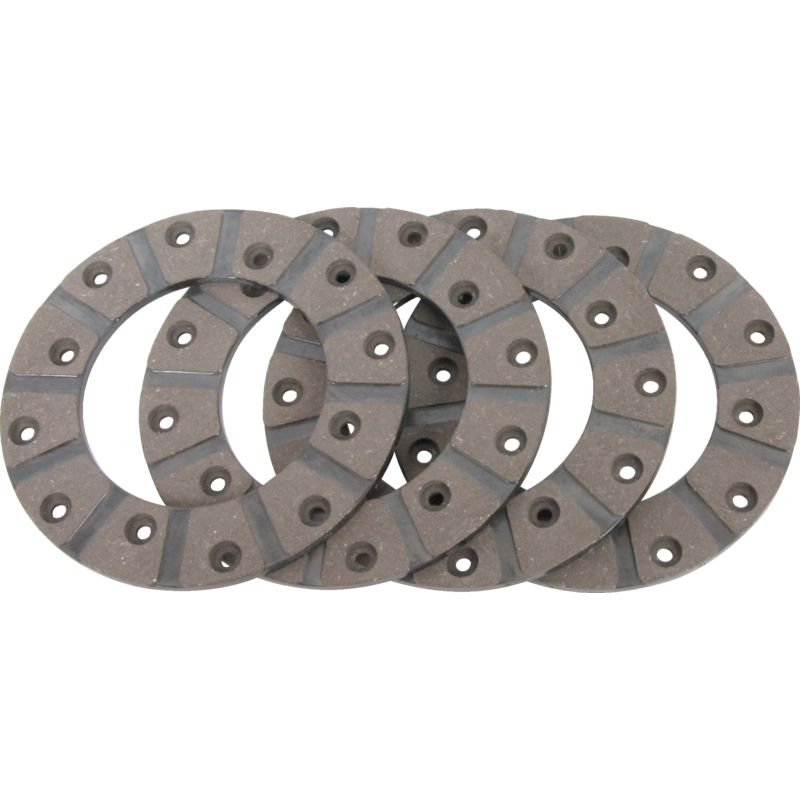 Bremsbelagsatz mit Nieten 50x235 mm 4 Stück – Ersatzteil mit 8 mm Belagstärke