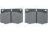 Bremsklötze zu Bremsscheibe 98 x 69 x 15 mm, 2 Stück, passend für Case IH 1964139C1 GartenShop24 - Hochwertige Gartengeräte