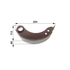 Bremsbacke 234 x 80 x 112 mm GartenShop24 - Hochwertige Gartengeräte