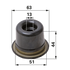 Dichtkappe für Nassbremse 63/51 x 13 x 44 mm – anstelle Massey Ferguson 1860959M1 GartenShop24 - Hochwertige Gartengeräte