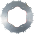 Carraro Achsen Gegenscheibe innen, 174 x 100 mm, 30 Zähne – vorne Carraro Achsen