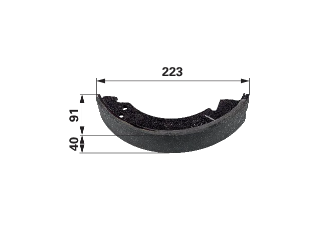 Knott Bremsbacke anstelle von Aebi 111.8827 Knott