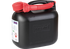Benzinkanister aus Kunststoff, 5 Liter, Schwarz GartenShop24