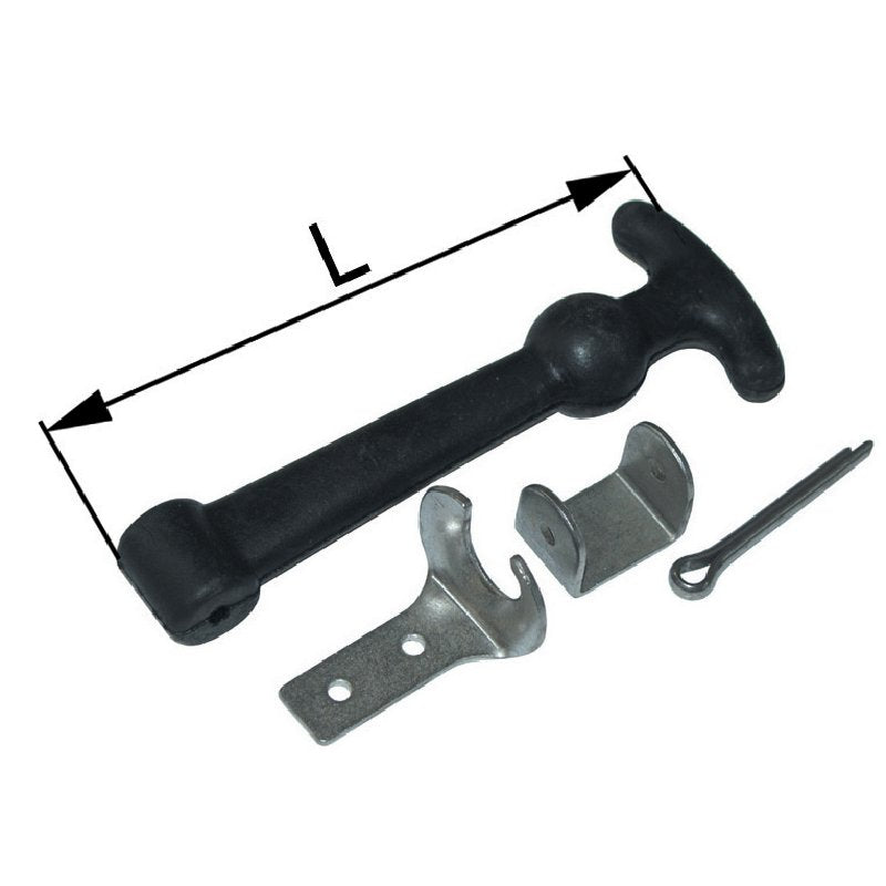 Haubenbefestigung mit Halterung 150 mm – Original-Ersatzteil komplett mit Halterung