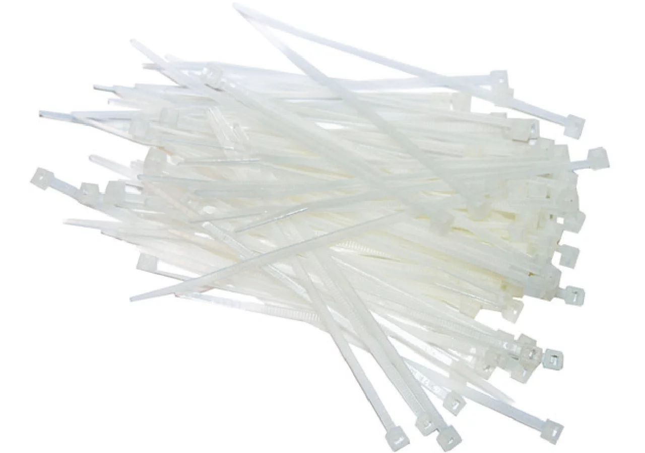 Kabelbinder weiß, 100 x 2,5 mm, 100 Stück GartenShop24 - Hochwertige Gartengeräte