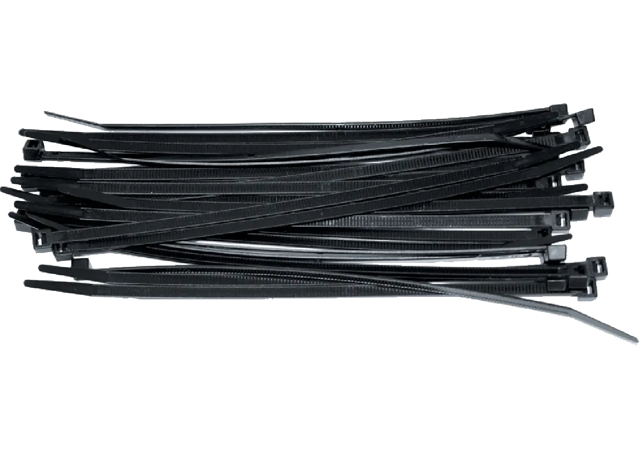 Kabelbinder schwarz, mit kleinem Kopf, 260 x 9 mm, 25 Stück GartenShop24 - Hochwertige Gartengeräte