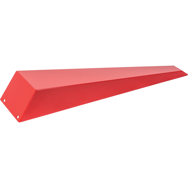 Steyr Kotflügel vorne rechts 180 mm – Detailansicht, Maße 690 x 180 x 110 mm