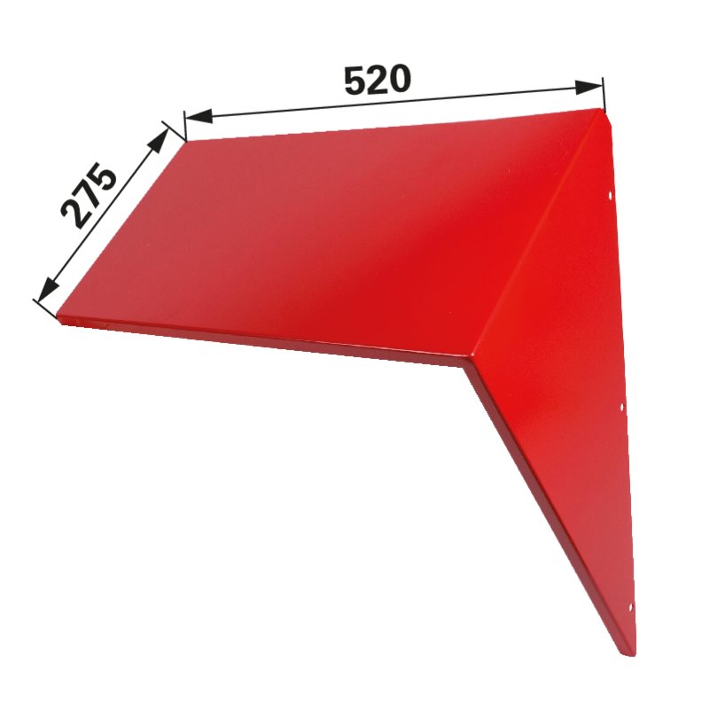 Kotflügel hinten links 520 mm – Original-Ersatzteil, Breite 520 mm, Länge 275 mm