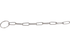 Sicherungskette 200 mm, mit Anschlussring, Nirosta Rübig Rübig