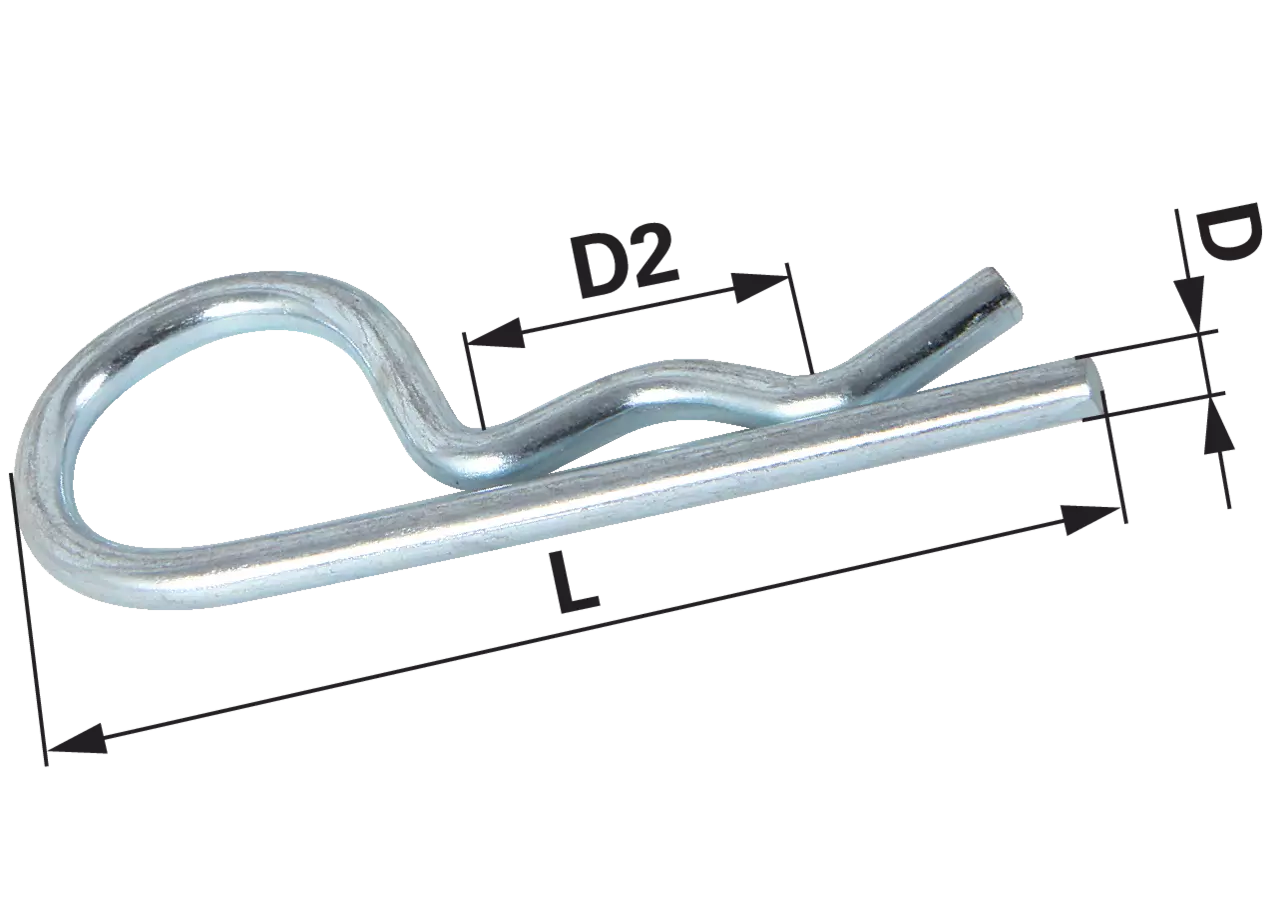 Federvorstecker 2,0 x 51 mm, 10 Stück GartenShop24