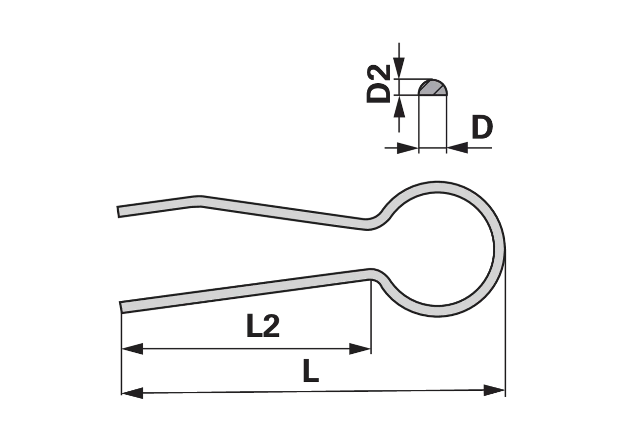 Klemmvorstecker 3 x 1,5 mm, Länge 38 mm GartenShop24