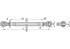 Oberlenker mechanisch, Kat. 2S, 555-830 mm, M36 x 3 GartenShop24