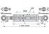 Oberlenker hydraulisch, Kat. 1, 352-447 mm, mit 2 Kugelaugen 19 mm Premium Prillinger Premium