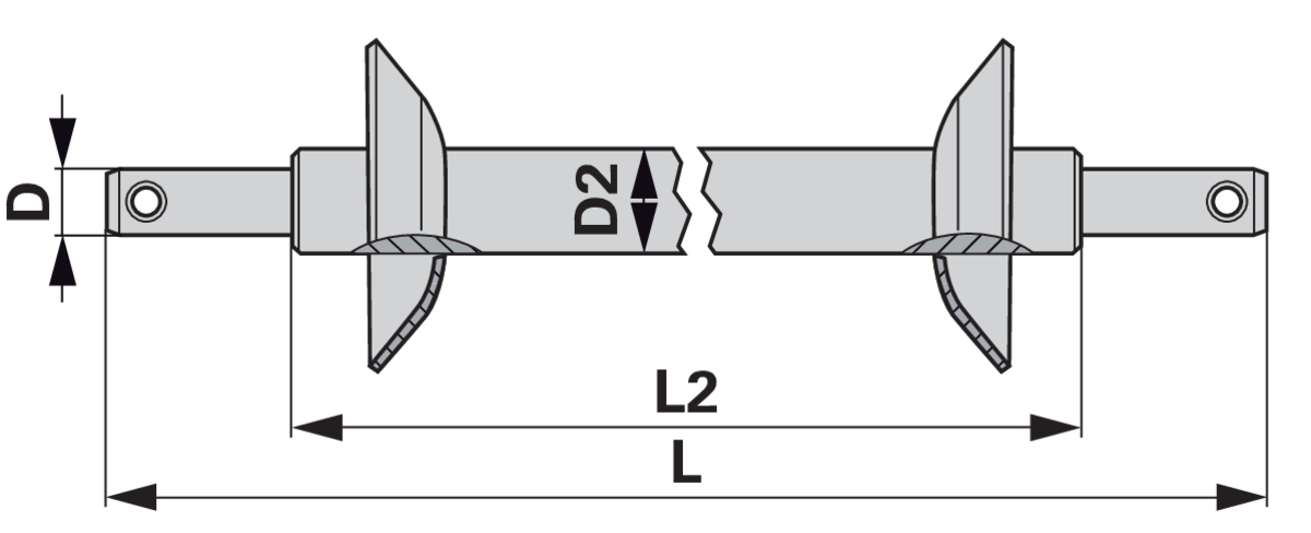 Tragachse Kat. 2, Innenweite 700 mm GartenShop24 - Hochwertige Gartengeräte