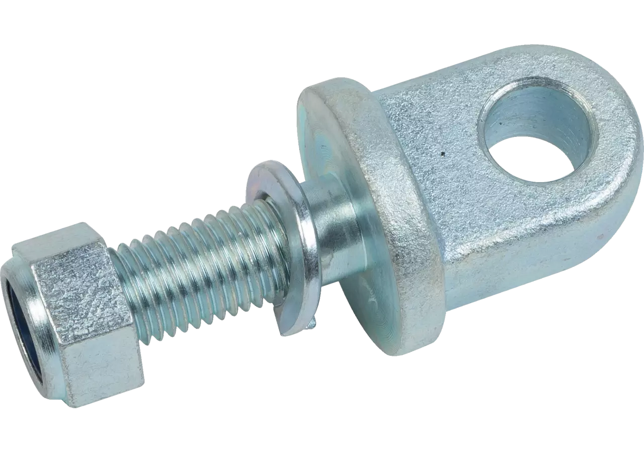 Augenschraube gefräst M24x2 Dm 24 mm L 125 mm – Seitenansicht