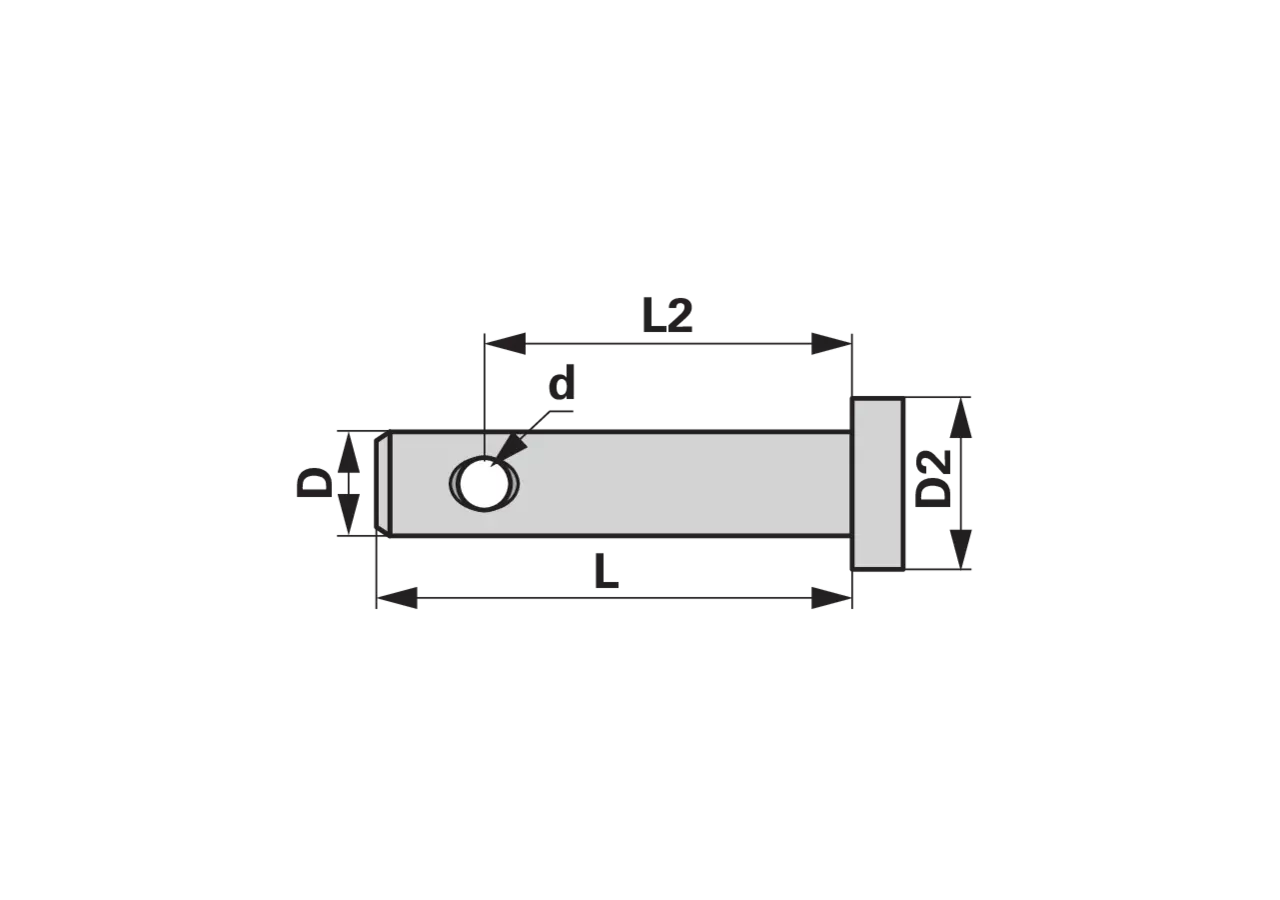 Zugstrebenbolzen AD 22 mm GartenShop24 - Hochwertige Gartengeräte