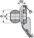 Fangprofil Kat. 3 – Außendurchmesser 64 mm, Innendurchmesser 37,5 mm, Seitenansicht