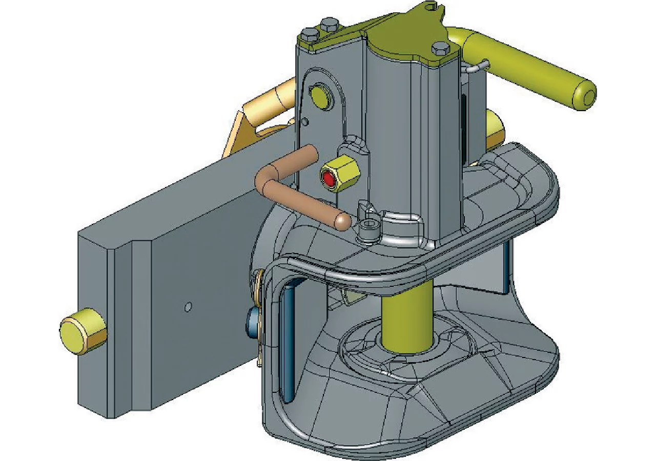 Zugmaul höhenverstellbar, automatisch, 245 mm, Bolzen 31 mm, FB2 passend zu CBM Scharmüller
