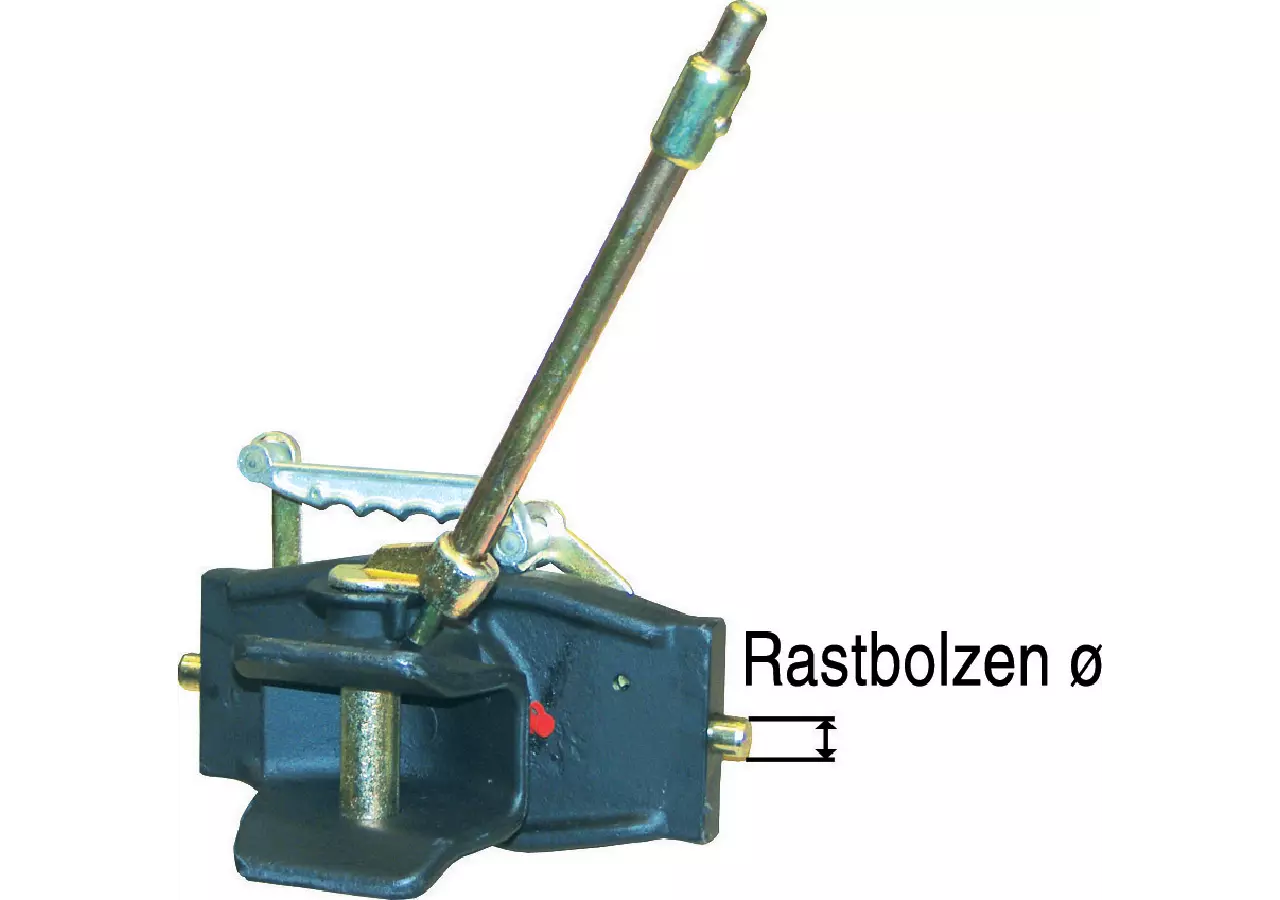 Zugmaul höhenverstellbar, manuell, 329 mm, Bolzen 31 mm Rastbolzen 25 mm Walterscheid