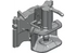 Zugmaul höhenverstellbar, automatisch, 320 mm, mFB Durchmesser Kuppelbolzen 38 mm Scharmüller