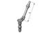 Einhandstecker gerade, AD 38 mm, Grifflänge 225 mm Scharmüller