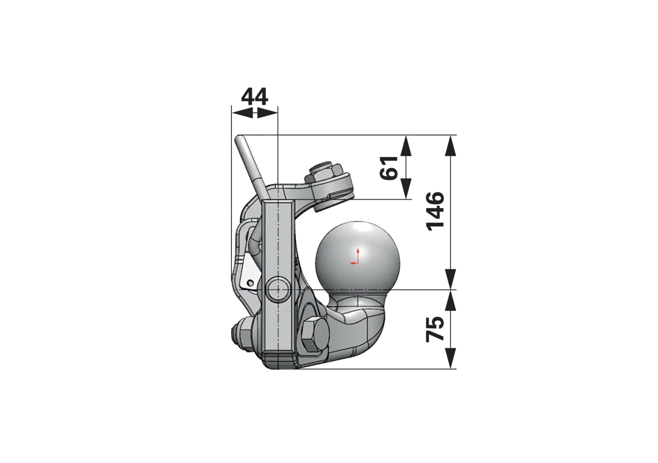 Einsatz K80, mm, Höhe 150 mm Scharmüller