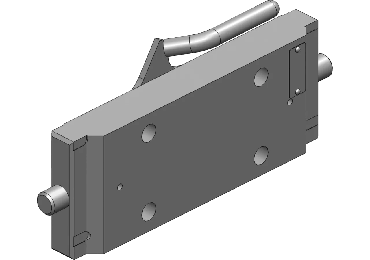Adapterplatte 310 mm, 140 x 80 mm, M20 passend zu Archetti Scharmüller