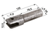 Kuppelbolzen 32 mm Sauermann