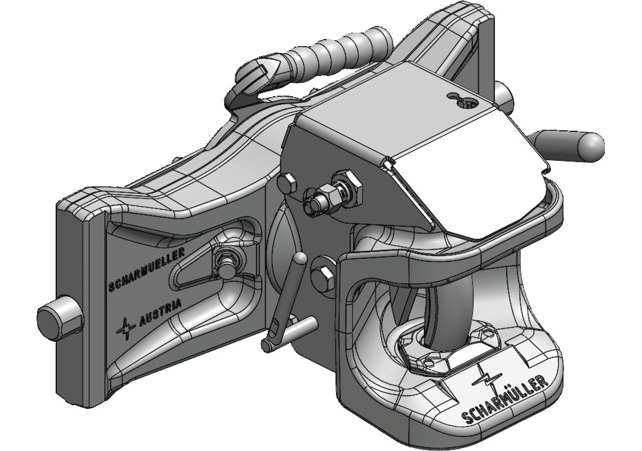 Zugmaul höhenverstellbar, automatisch, 390 mm Scharmüller