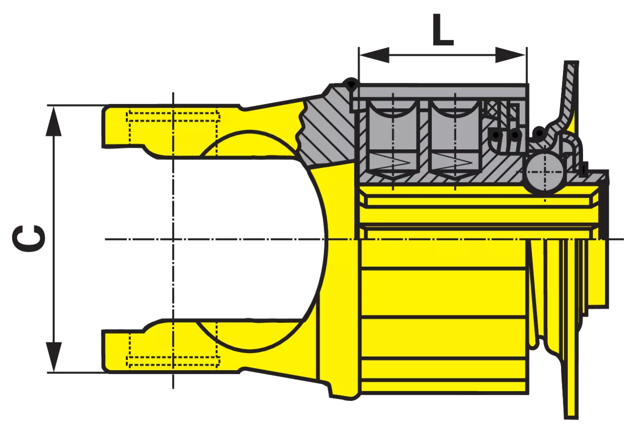 Sternratsche AW35, AK34, 1 3/8-6 Weasler
