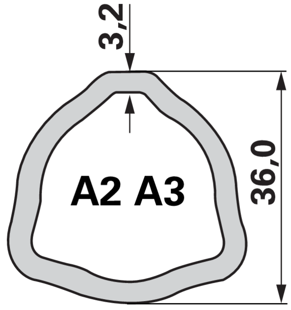 Bondioli & Pavesi Gelenkwelle G2 – Kreuzgarnitur 23,8 x 61,2 mm, Baugröße W2200/AW20