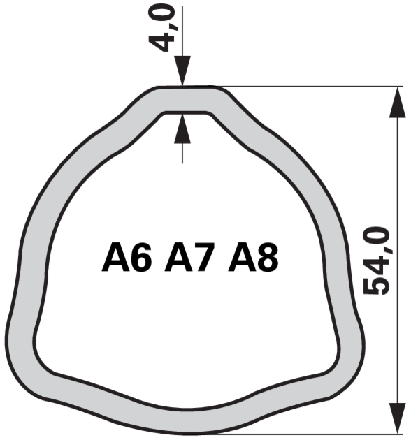 Bondioli & Pavesi Gelenkwelle G7 8G7T086FX007001, 860–1110 mm, 1 3/8-6 traktorseitig