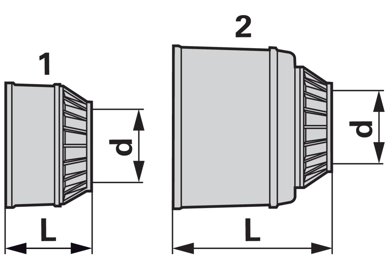 Schutztrichter A1, A2, Standard Bondioli & Pavesi
