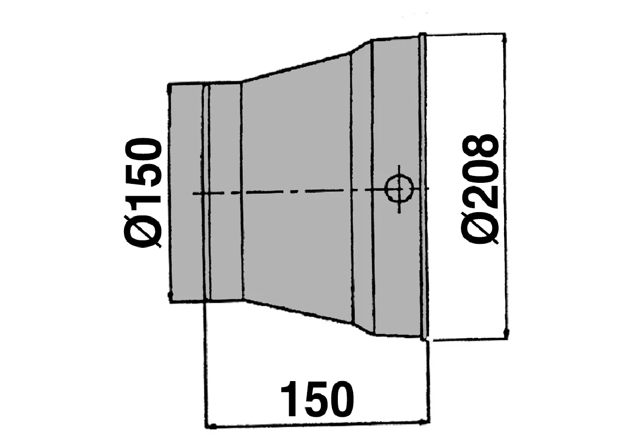Schutztopf geräteseitig, Dm 208 mm Weasler