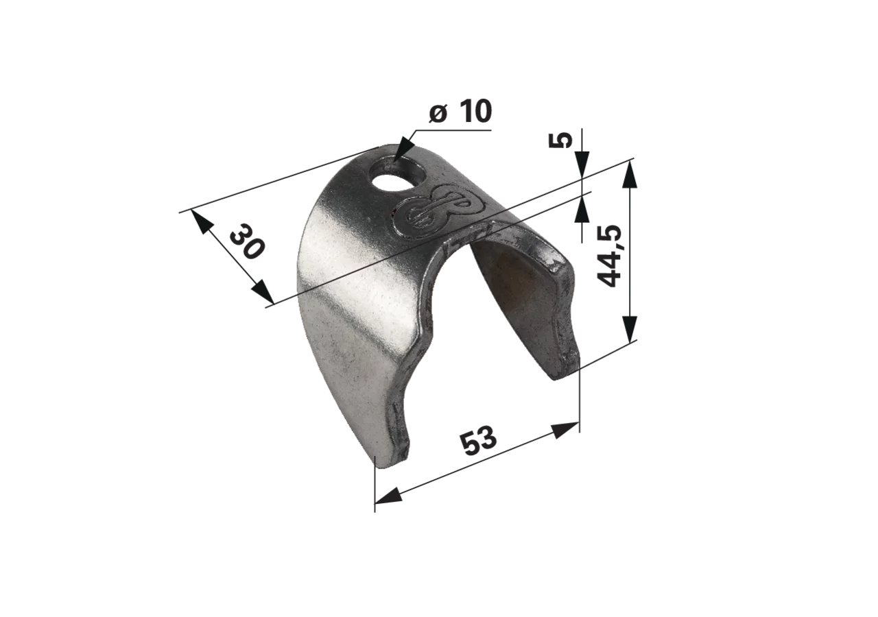 Ventilschutz halbrund, blank zum Anschweißen GartenShop24