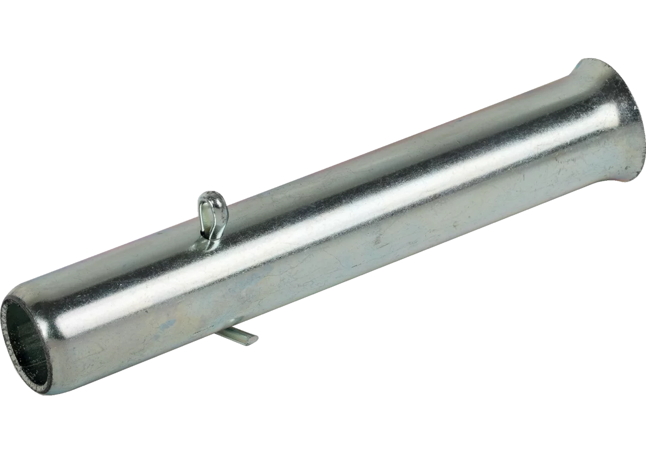 Achse für Stützrad, 185 x 30 mm, mit Splint verzinkt Simol
