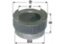 Anschweißbuchse 50 x 30 mm, mit Nut GartenShop24