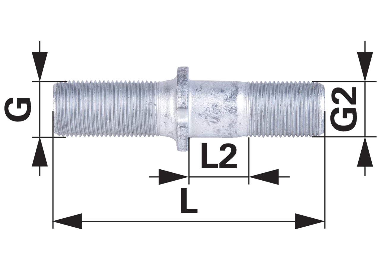 Radbolzen M20 x 1,5, Länge 94 mm GartenShop24