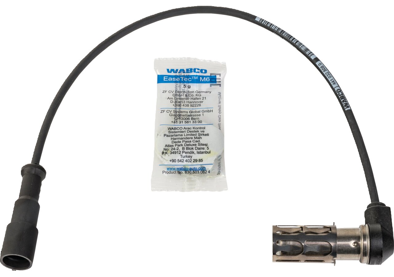Montageset ABS Sensor Set passiv mit Klemmhülse 90° Knott