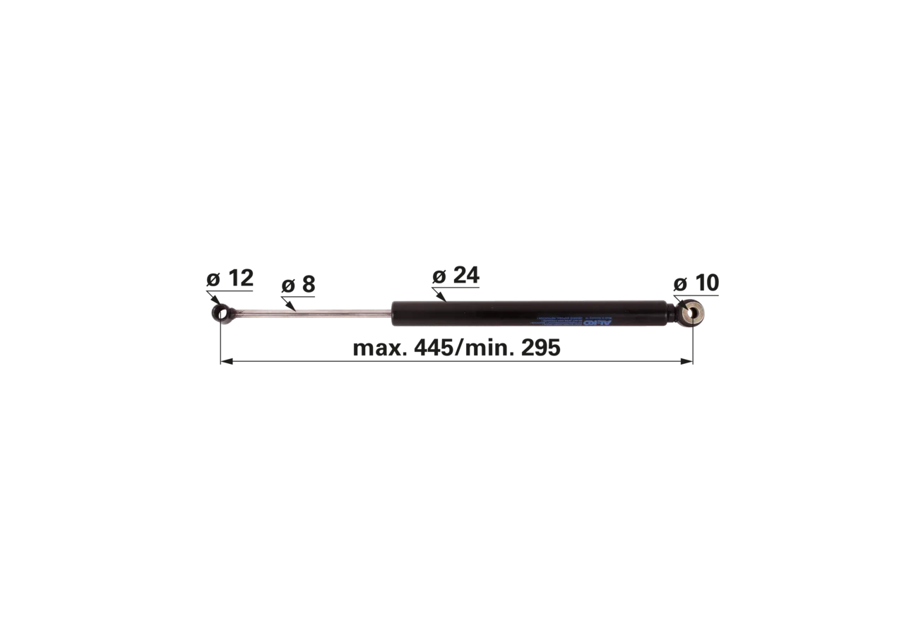 Stoßdämpfer passend zu Alko 359987 Stabilus