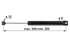Stoßdämpfer passend zu BPW ZAF 1,6 Stabilus