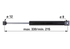 Stoßdämpfer passend zu BPW ZAF 2,8 Stabilus