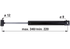 Stoßdämpfer passend zu BPW ZAF 1,6 Stabilus