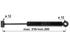Stoßdämpfer passend zu BPW ZAF 1,0-2 Stabilus