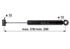 Stoßdämpfer passend zu BPW ZAF 1,5-2 Stabilus