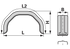 Kotflügel 1.235 x 240 mm, PVC Knott
